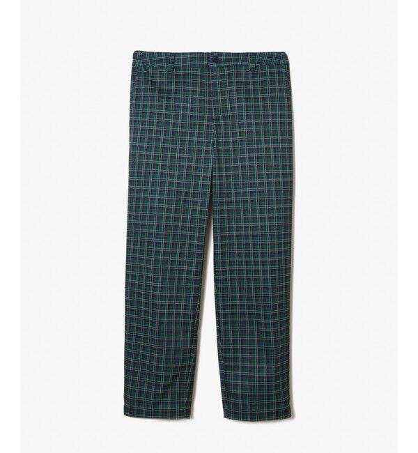 LACOSTE「吸水速乾 ウルトラドライ チェックゴルフパンツ」|チノ|