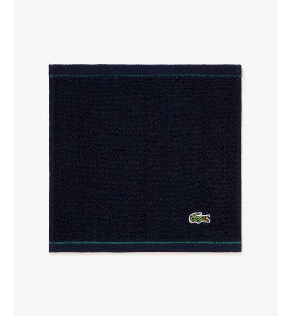 LACOSTE「エッセンシャルハンカチタオル」|タオル|ネイビー