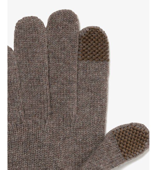 LACOSTE「ケーブルニットグローブ」|手袋|