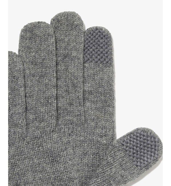 LACOSTE「ケーブルニットグローブ」|手袋|