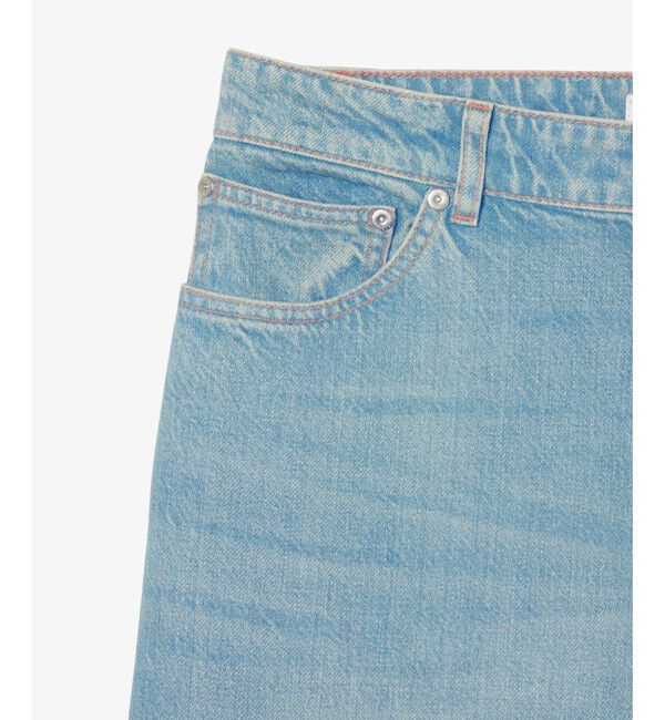 LACOSTE「ルーズフィット5ポケットデニムジーンズ」|デニム|