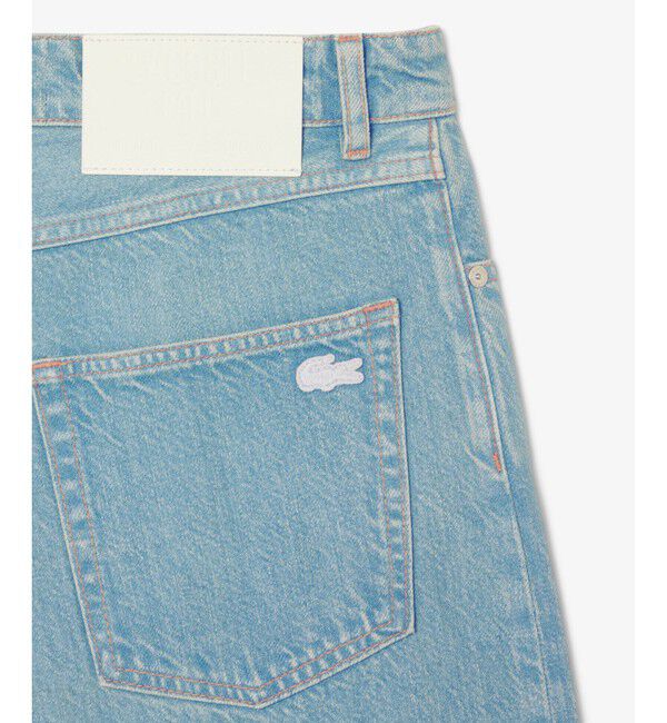 LACOSTE「ルーズフィット5ポケットデニムジーンズ」|デニム|