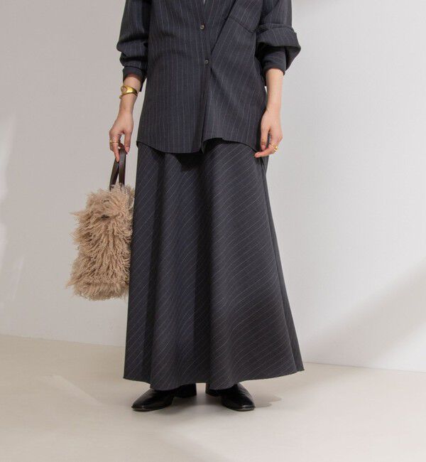 NOLLEY'S「《セットアップ対応》ウォッシャブルMannishスカート」|スカート|
