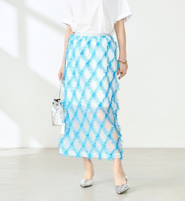 NOLLEY'S「《セットアップ対応》KIRYUバイヤスカットジャガードスカート」|スカート|