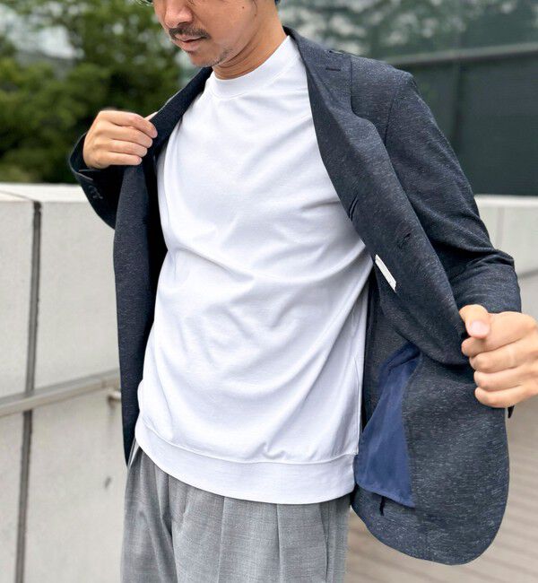 NOLLEY'S goodman「《ビジカジ対応》シルケットスムースドレスTシャツ 25SS」|Tシャツ・カットソー|