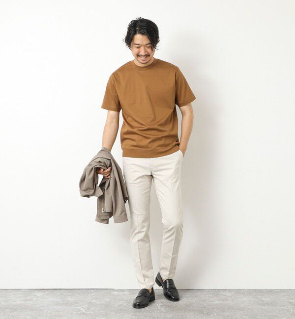 NOLLEY'S goodman「《ビジカジ対応》シルケットスムースドレスTシャツ 25SS」|Tシャツ・カットソー|