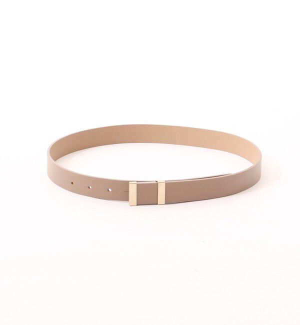 NOLLEY'S「ダブルラインカンベルト」|ベルト|ベージュ