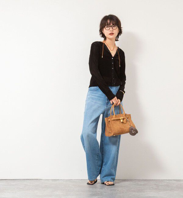 NOLLEY'S「フロッキーチュールカーディガン」|カーディガン|