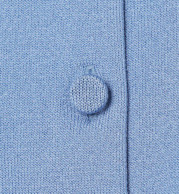 NOLLEY'S「《手洗い可能》くるみ釦シアークルーネックカーディガン」|カーディガン|