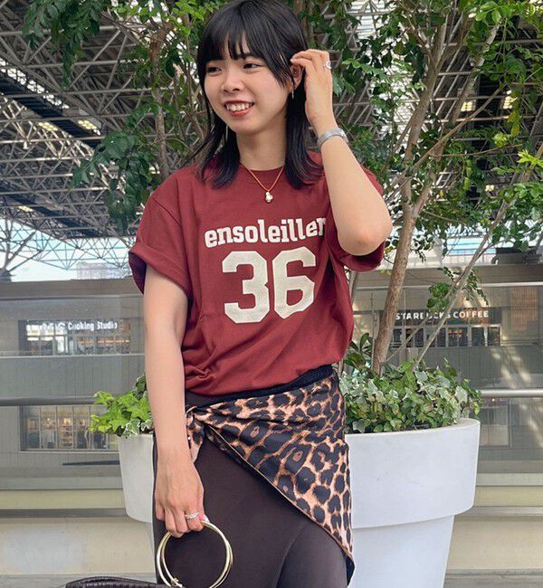 NOLLEY'S「店舗別注ナンバリングTシャツ」|Tシャツ・カットソー|ボルドー