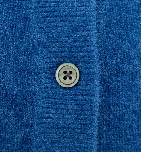 Rie Miller「《手洗い可能》《アンサンブル対応》モールヤーンクルーネックカーディガン」|カーディガン|