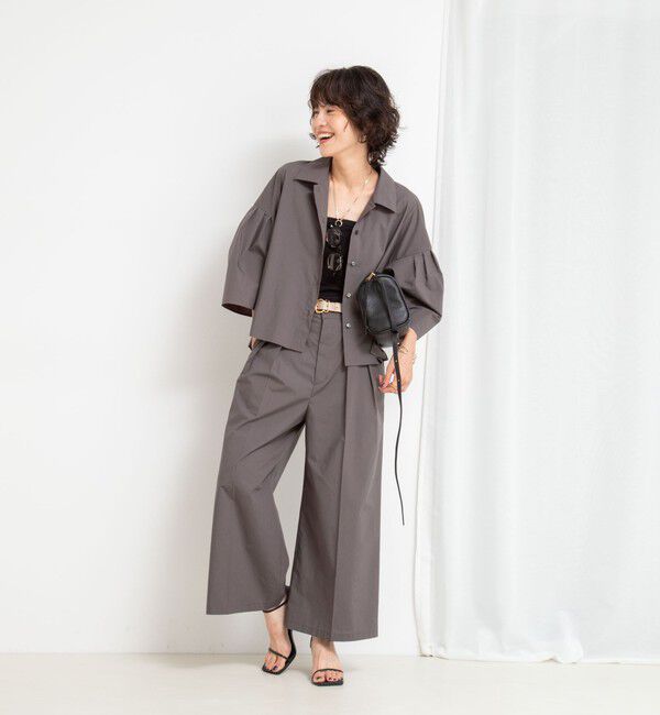 NOLLEY'S「《セットアップ対応》袖フレアボリュームシャツ」|シャツ・ブラウス|