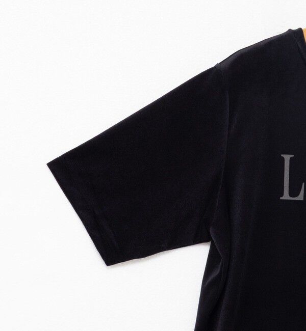 NOLLEY'S「シアートリコットベロアプリントTシャツ」|Tシャツ・カットソー|