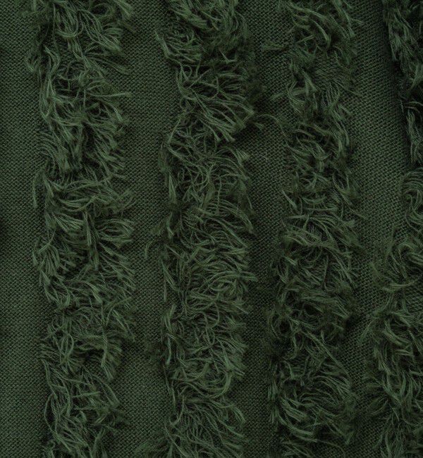 Rie Miller「《手洗い可能》カットジャガードジップアップカーディガン」|カーディガン|