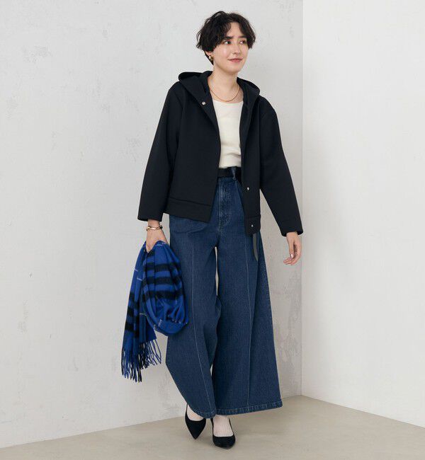 NOLLEY'S「《セットアップ対応》ウォッシャブルエアボールフードブルゾン」|ブルゾン・スタジャン|