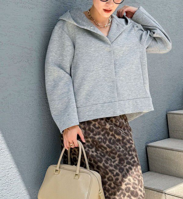 NOLLEY'S「《セットアップ対応》ウォッシャブルエアボールフードブルゾン」|ブルゾン・スタジャン|