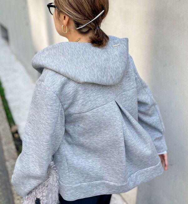 NOLLEY'S「《セットアップ対応》ウォッシャブルエアボールフードブルゾン」|ブルゾン・スタジャン|