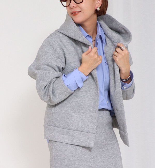 NOLLEY'S「《セットアップ対応》ウォッシャブルエアボールフードブルゾン」|ブルゾン・スタジャン|