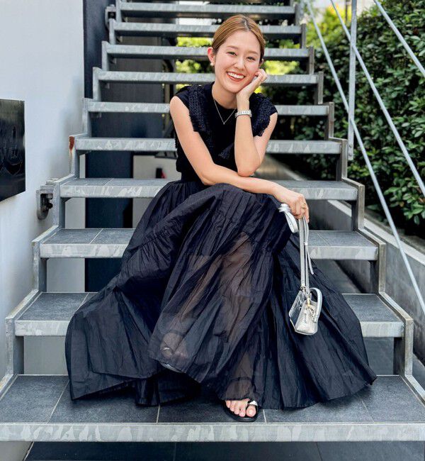 NOLLEY'S「【MARILYN MOON/マリリーンムーン】ウォッシャブルシアースターチコットンギャザースカート」|フレア|