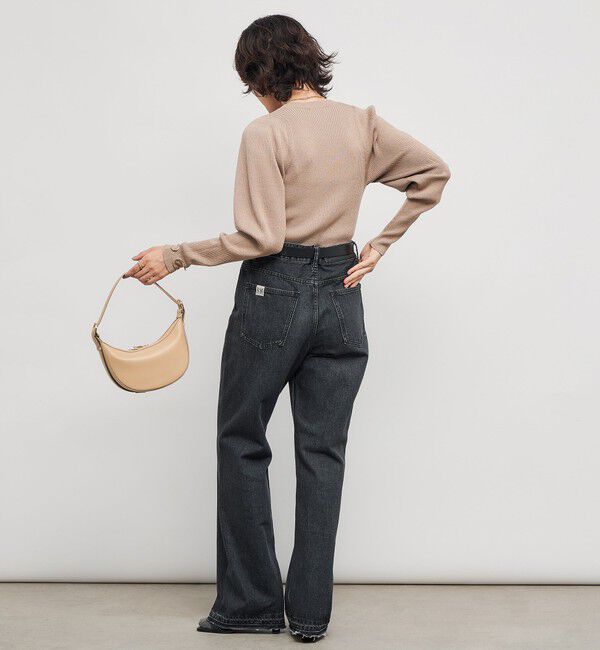 NOLLEY'S「《手洗い可能》リブパフスリーブプルオーバーニット」|ニット・セーター|