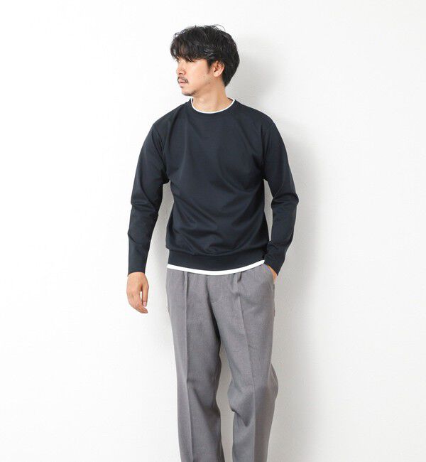 NOLLEY'S goodman「ハイゲージ スーピマコットン ダブルカラーTee 25AW」|Tシャツ・カットソー|