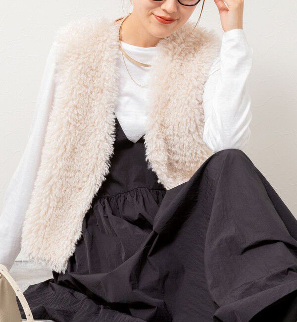 NOLLEY'S「◇【WEB限定】ファーベスト」|ベスト・ジレ|キナリ