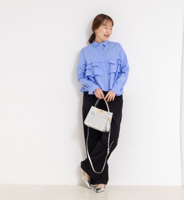 NOLLEY'S「【MARILYN MOON/マリリーンムーン】layered raffle blouse」|シャツ・ブラウス|