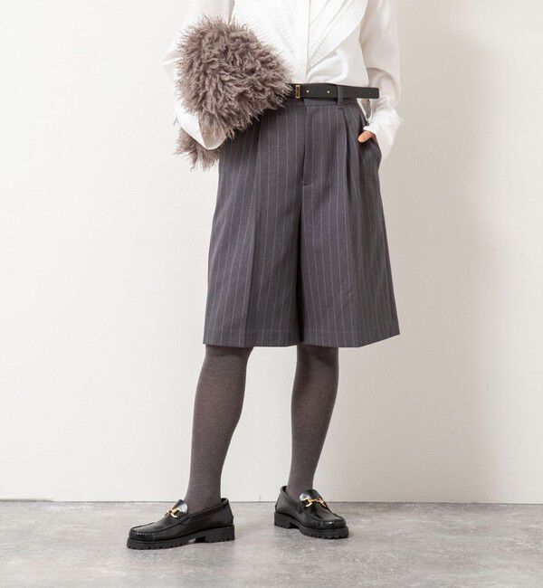 NOLLEY'S「ウォッシャブルフラノ風ハーフパンツ」|その他|