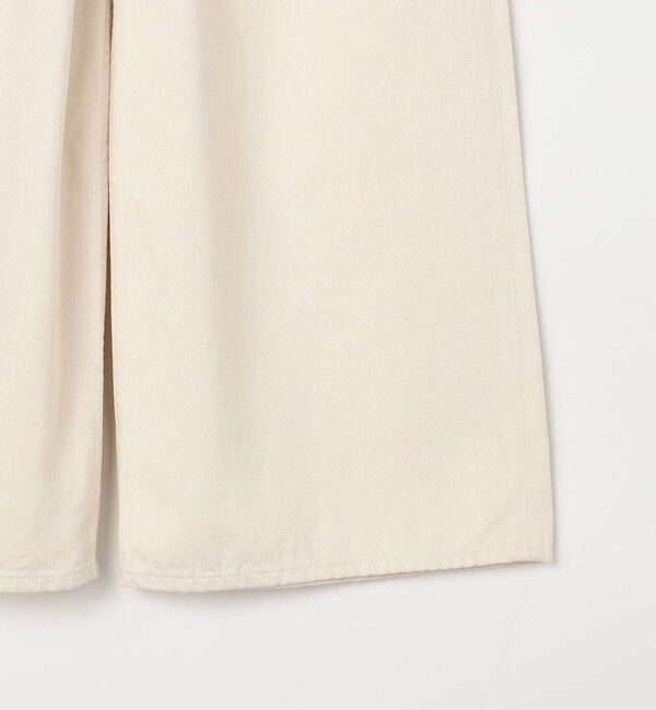 Rie Miller「【RM denim】リネン混ラップワイドパンツ」|その他|