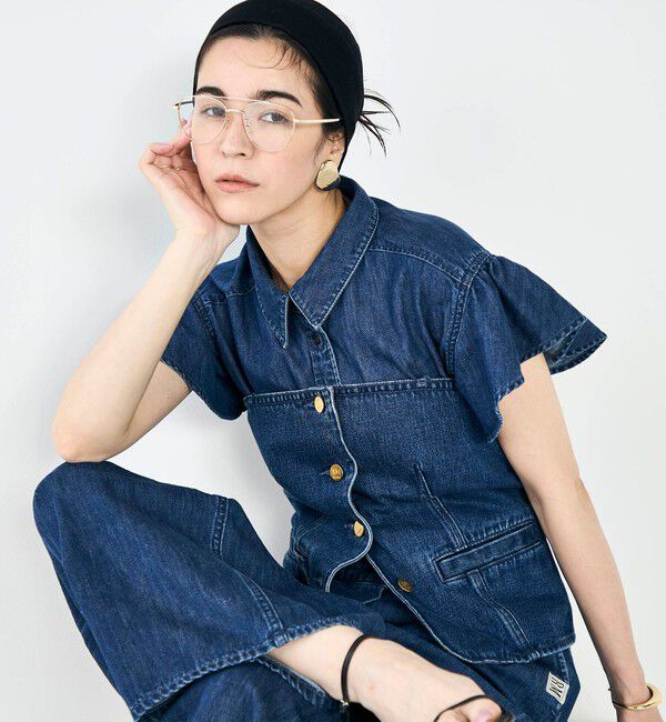 Rie Miller「【RM denim】2WAYデニムビスチェ」|キャミソール|