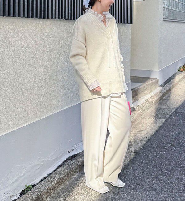 NOLLEY'S sophi「ウォッシャブル強撚ツイルワイドパンツ」|その他|