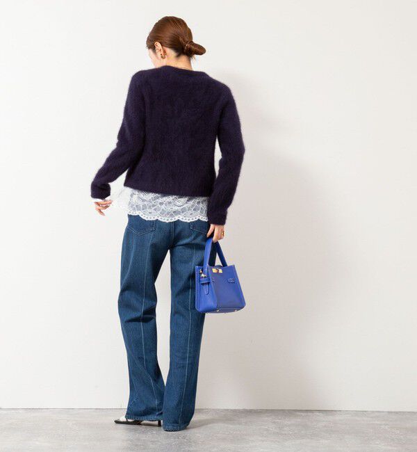 NOLLEY'S「ウォッシャブル裾レース2WAYオトナサテンブラウス」|シャツ・ブラウス|