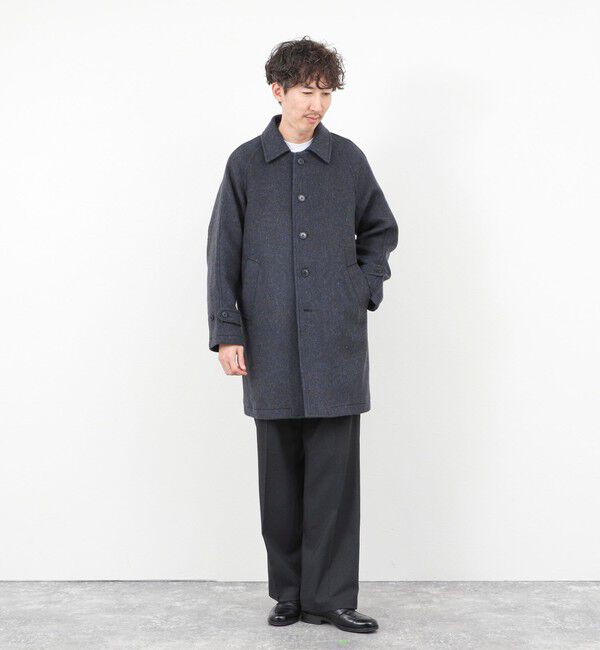 NOLLEY'S goodman「《ビジカジ対応》尾州ビーバーステンカラーコート 25AW」|ステンカラーコート|