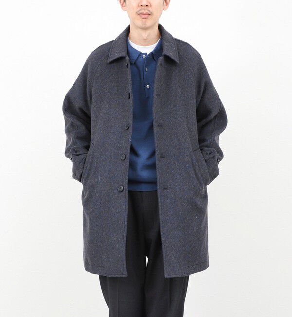 NOLLEY'S goodman「《ビジカジ対応》尾州ビーバーステンカラーコート 25AW」|ステンカラーコート|