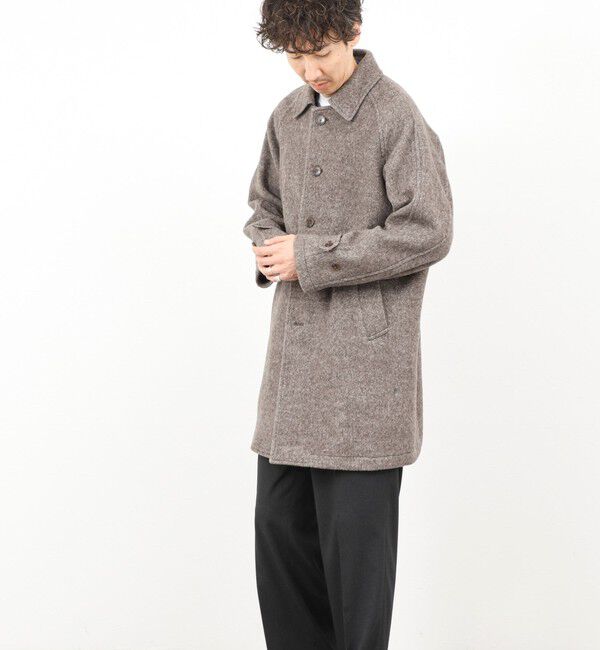 NOLLEY'S goodman「《ビジカジ対応》尾州ビーバーステンカラーコート 25AW」|ステンカラーコート|