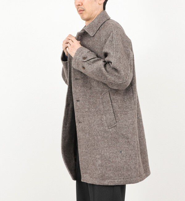 NOLLEY'S goodman「《ビジカジ対応》尾州ビーバーステンカラーコート 25AW」|ステンカラーコート|