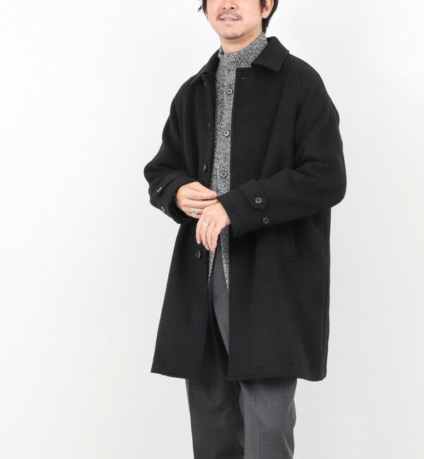 NOLLEY'S goodman「《ビジカジ対応》尾州ビーバーステンカラーコート 25AW」|ステンカラーコート|