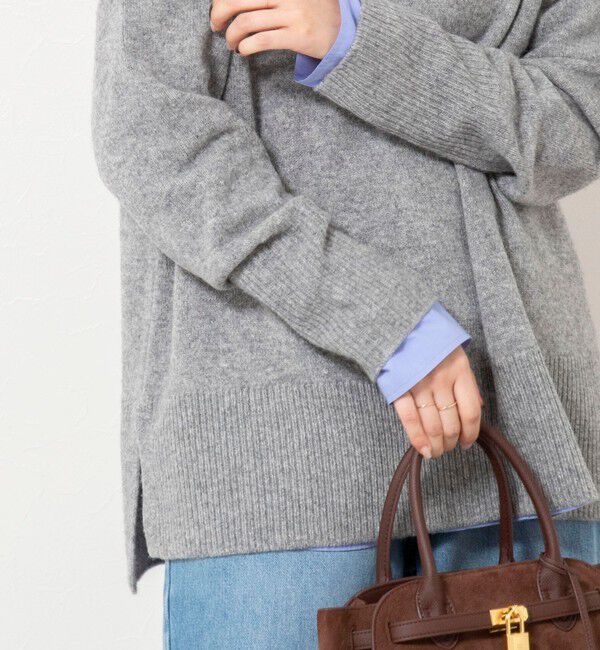 NOLLEY'S「ウールナイロンロング丈プルオーバー」|ニット・セーター|