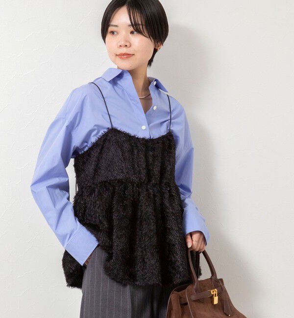 NOLLEY'S「ウォッシャブルカットジャガードビスチェ」|キャミソール|