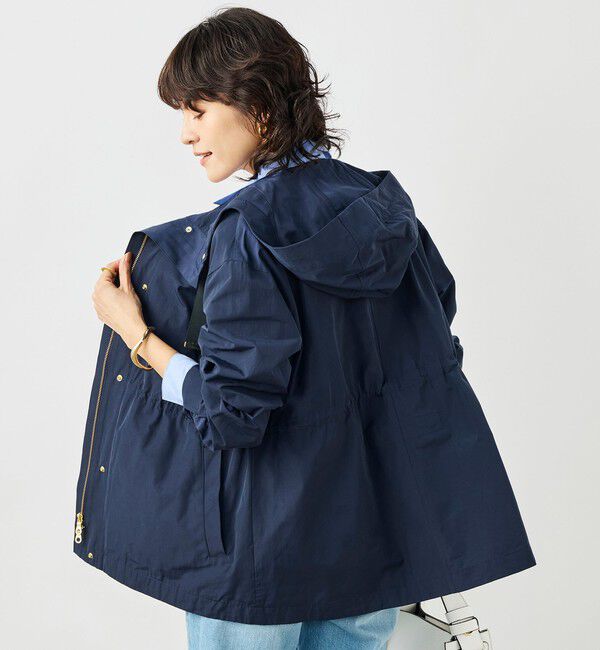 NOLLEY'S「【WEB＆一部店舗限定色アイテム】ウォッシャブル2WAY撥水フーテッドブルゾン」|ブルゾン・スタジャン|