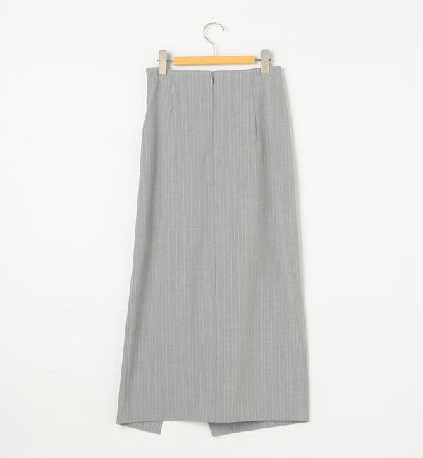 NOLLEY'S sophi「ウォッシャブルストライプドレープタイトスカート」|タイト|
