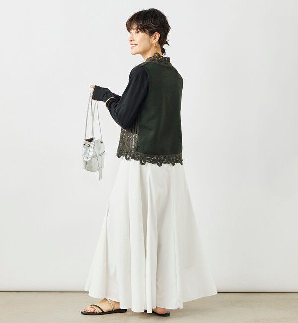 NOLLEY'S「《手洗い可能》バテンレースジレ」|ベスト・ジレ|