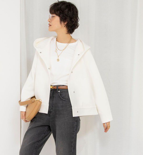 NOLLEY'S「【追加】ウォッシャブルエアボールフードブルゾン」|ブルゾン・スタジャン|