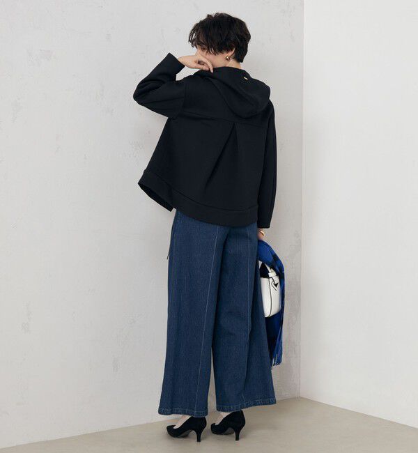 NOLLEY'S「【追加】ウォッシャブルエアボールフードブルゾン」|ブルゾン・スタジャン|