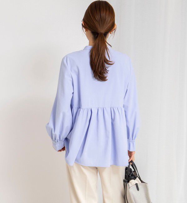NOLLEY'S「ウォッシャブルイレギュラーヘムブラウス」|シャツ・ブラウス|