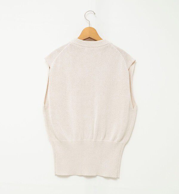 NOLLEY'S「《手洗い可能》ペーパーヤーン天竺ベスト」|ベスト・ジレ|