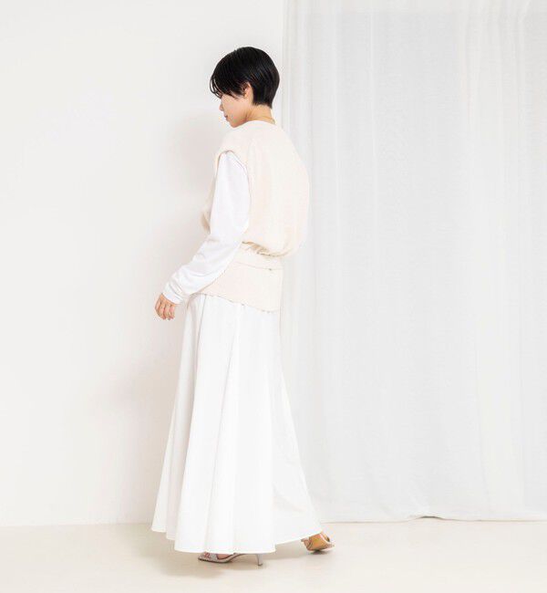 NOLLEY'S「《手洗い可能》ペーパーヤーン天竺ベスト」|ベスト・ジレ|