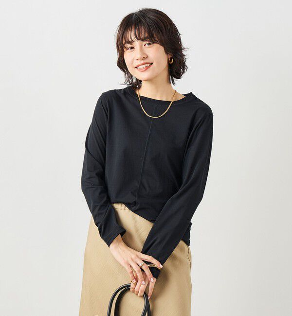 NOLLEY'S「ウォッシャブル綿ナイロンシアーロンＴ」|Tシャツ・カットソー|