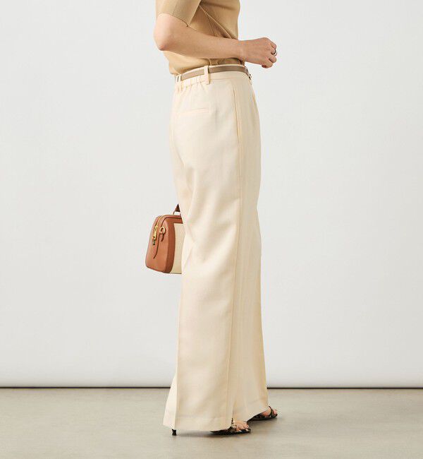 NOLLEY'S sophi「NEW morisachi《セットアップ対応》ウォッシャブルスラブオックスタックワイドパンツ」|その他|