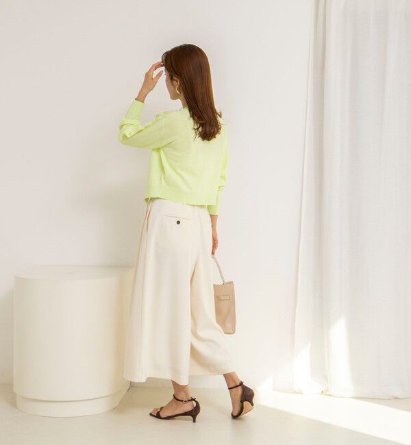 NOLLEY'S「《手洗い可能》ランダムビジューカーディガン」|カーディガン|